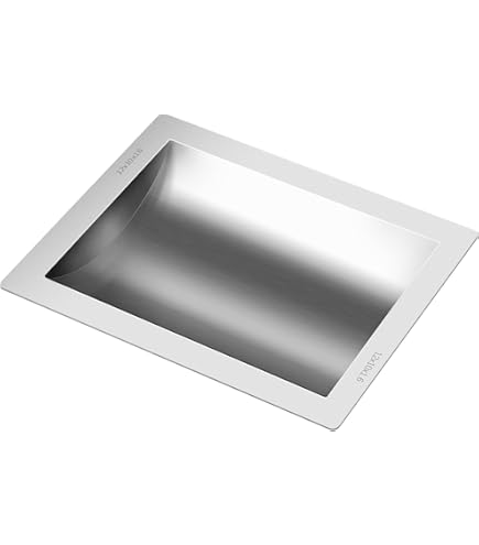 Brixwell 12" X 14-1/8" Deluxe Deep Drop-in Deal Tray - Brushed Stainless Steel With Locking System