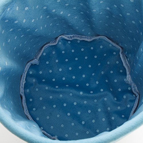 Easter Bucket Dot Easter Basket for Children Egg Hunt (Blue) - Thumbnail 3