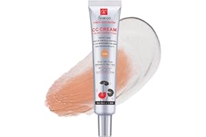 LOSKE Color Correcting CC Cream, Full-Coverage Foundation, SPF 25, Even Skin Tone, Hydrating Cream
