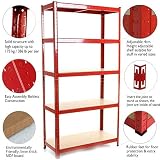 Royalswill 5-Tier Metal Storage Shelves Heavy Duty Boltless Rack 875KG Capacity view 2
