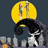 Disney Original Nightmare Before Christmas Classic Fabric Shower Curtain
