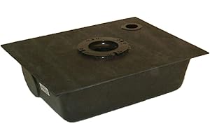 Icon 437 22-1/2" x 18-1/2" x 6" Bottom Drain Holding Tank