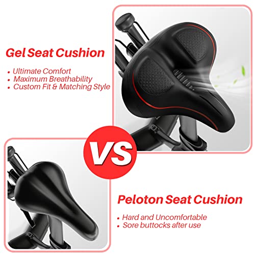 Oversized Bike Seat for Peloton Bike & Bike+, Wide Bicycle Saddle