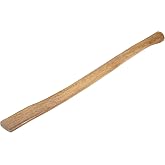 uxcell 35 Inch Wood Long Replacement Handle Curved Replaceable Handle for Axe Hammer Oval Eye Oak Wood