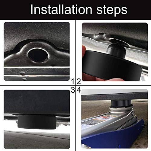 CPROSP 4 Pack Car Jack Lift Pad Adapter Tool Rubber Jack Pads Frame Protector for All Tesla Model 3 - Thumbnail 2