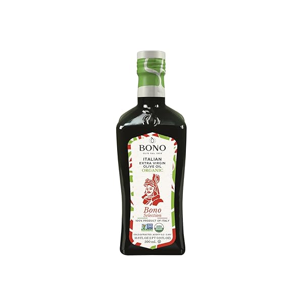 BONO 100% ITALIAN ORGANIC EXTRA VIRGIN OLIVE OIL, 16.9 FL OZ
