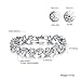 Opk Jewelry Platinum Plated Cubic Zirconia bracelet For women Wedding Jewelry