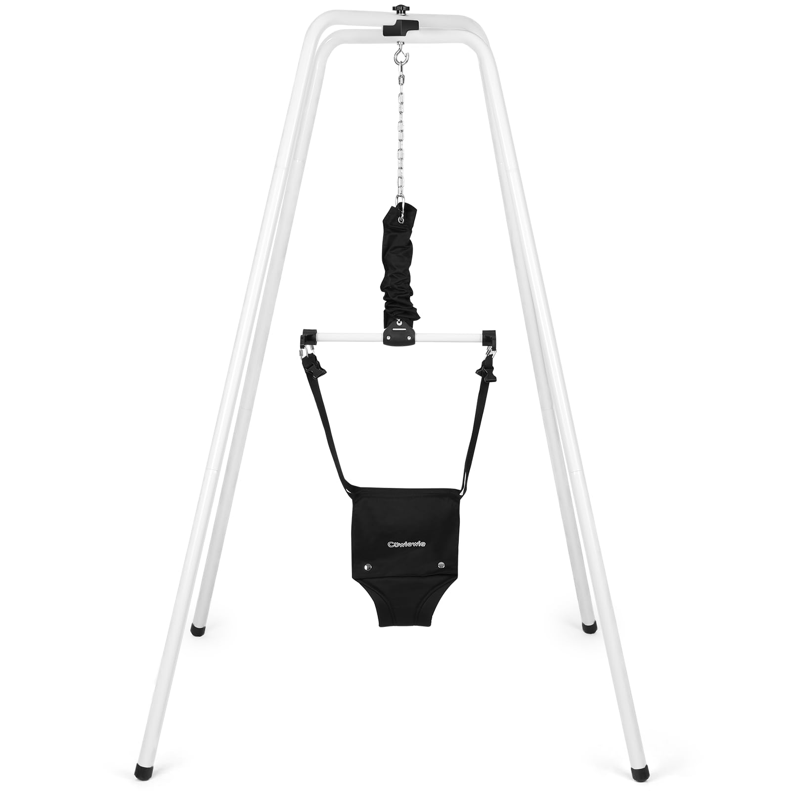 Cowiewie Baby Jumper with Stand, Quick-Fold for Easy Storage, Baby Jumper and Bouncer for Active Babies