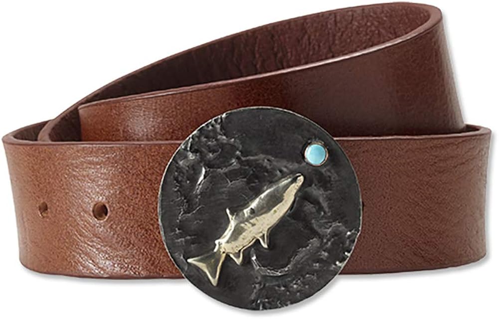 Orvis Men's Handmade Artisan Sporting Belt, Trout, 38 at Amazon Men’s