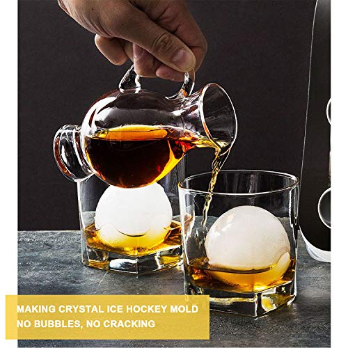Silicone Ice Cube Trays,Easy Release Large Ice Cube Tray，Ice ball Trays with Lids - Thumbnail 4