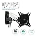 NB North Bayou TV Monitor Wall Mount Bracket Full Motion Articulating Swivel for 17-27 Inch Monitors with Load Capacity from 4.4~15.4lbs F120-S