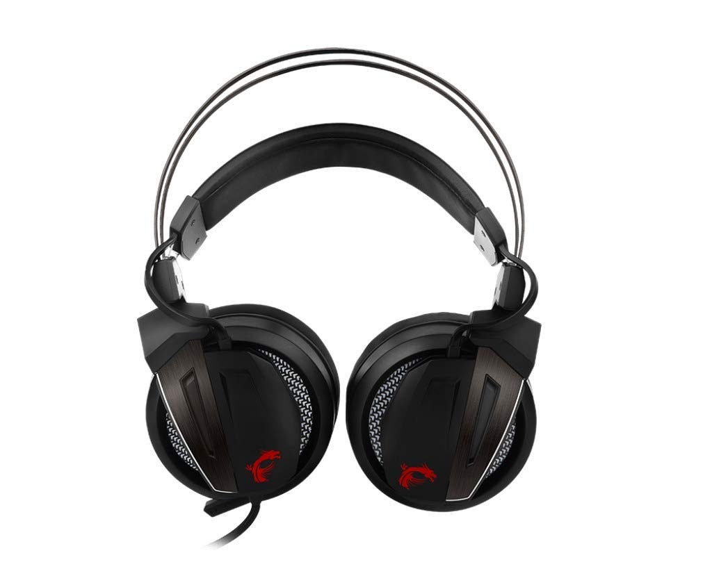 'MSI S37 2100990 Y86 Immerse GH60 Gaming Headphone – Black,S37-2100990-Y86