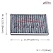 POTAUTO MAP 3002C (CF10137) Activated Carbon Car Cabin Air Filter Replacement for FORD ESCAPE, MAZDA TRIBUTE, MERCURY MARINER