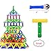 XUELIEE 206 pcs Educational Magnetic Sticks Building Blocks Toys, Magnetic Tiles Construction Blocks 3D Educational Toy Set for Kids