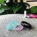 DoerDo Silicone Wedding Ring for Women, Durable Rubber Sport Band for Active Style - 6 Rings Pack