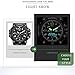 SMAEL Watch, Military Army Watch Analog Digital Dual Time Large Face Wrist Watch Sports Watch for Men (Grey)