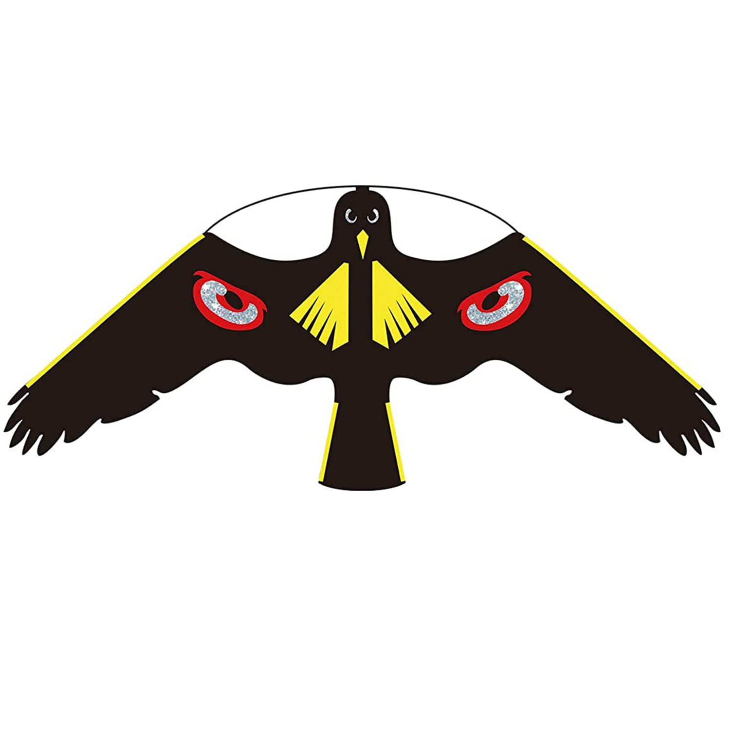 Laptony Bird Scarer Flying Kite Crops Farm Protector Bird Hawk Flying Kite (KITE ONLY)