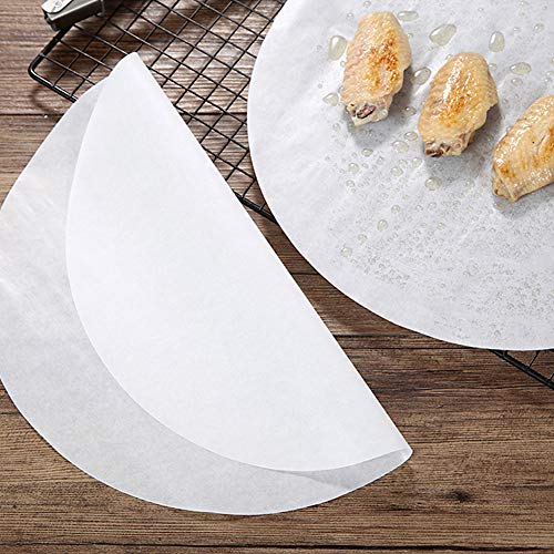 Parchment Paper Rounds, Set of 200, Non Stick 6 Inch Baking Parchment