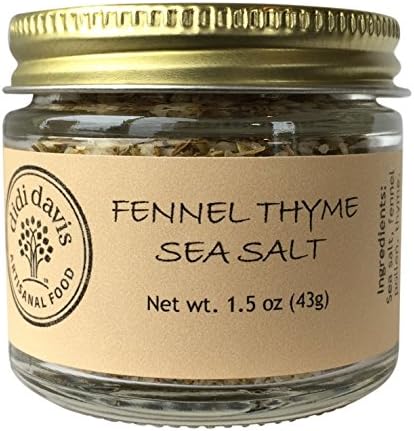 Salt Traders Fennel Thyme Flavor, Gourmet Infused Sea Salt - 1.5 oz Net Wt.