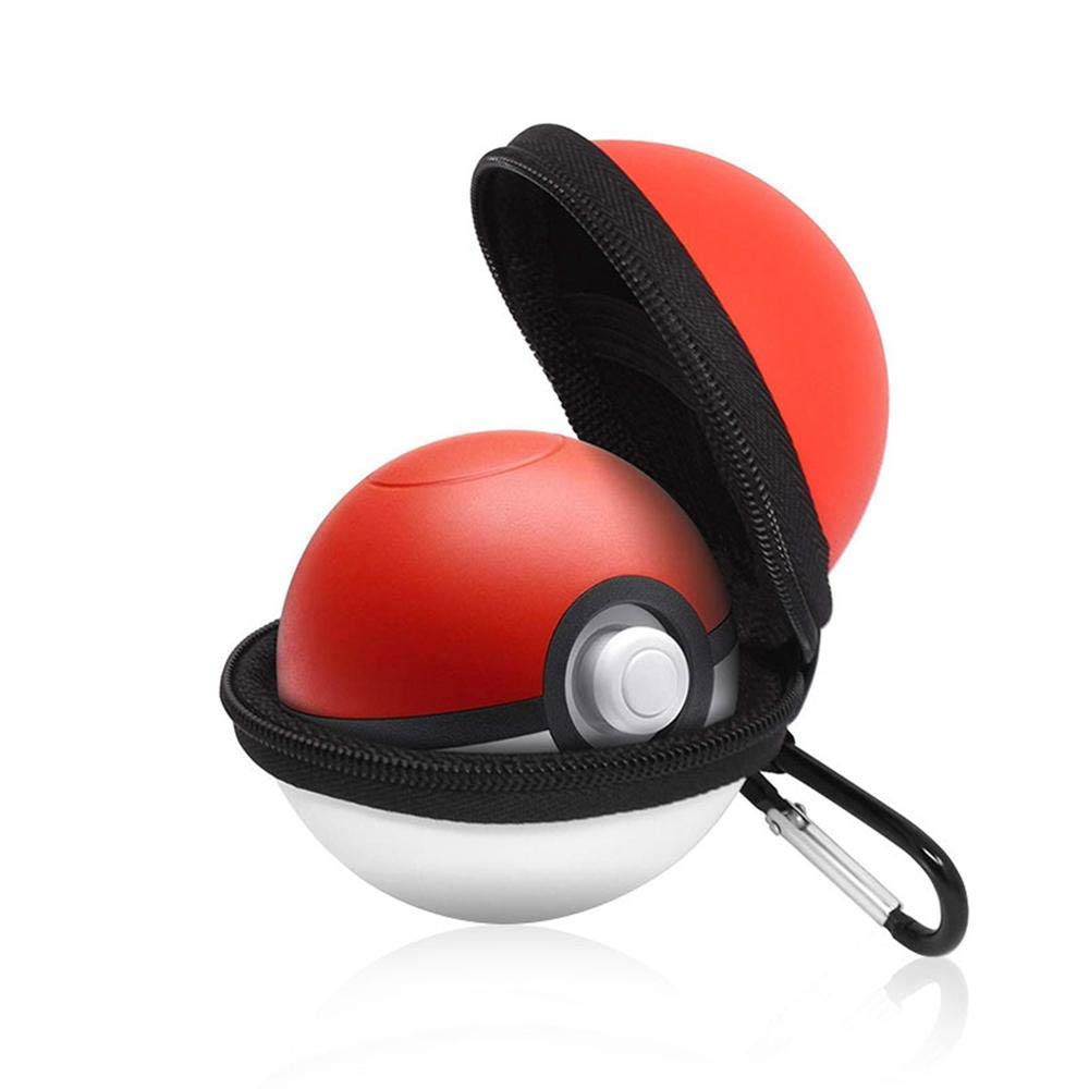 Qinbin Portable Carrying Case for Pokeball Plus Controller, Lets Go Pikachu Lets Go Eevee Game