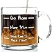 Go Away Funny Glass Coffee Mug 13 oz - Unique Christmas Gift For Men & Women, Him or Her - Best Office Cup & Birthday Present Idea For Mom, Dad, Husband, Wife, Boyfriend, Girlfriend or Coworkers
