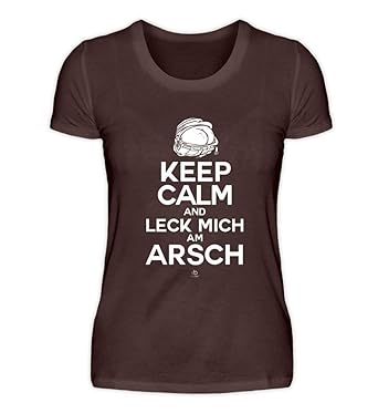 Ebenblatt Keep Calm And Leck Mich Am Arsch Lustig Popo