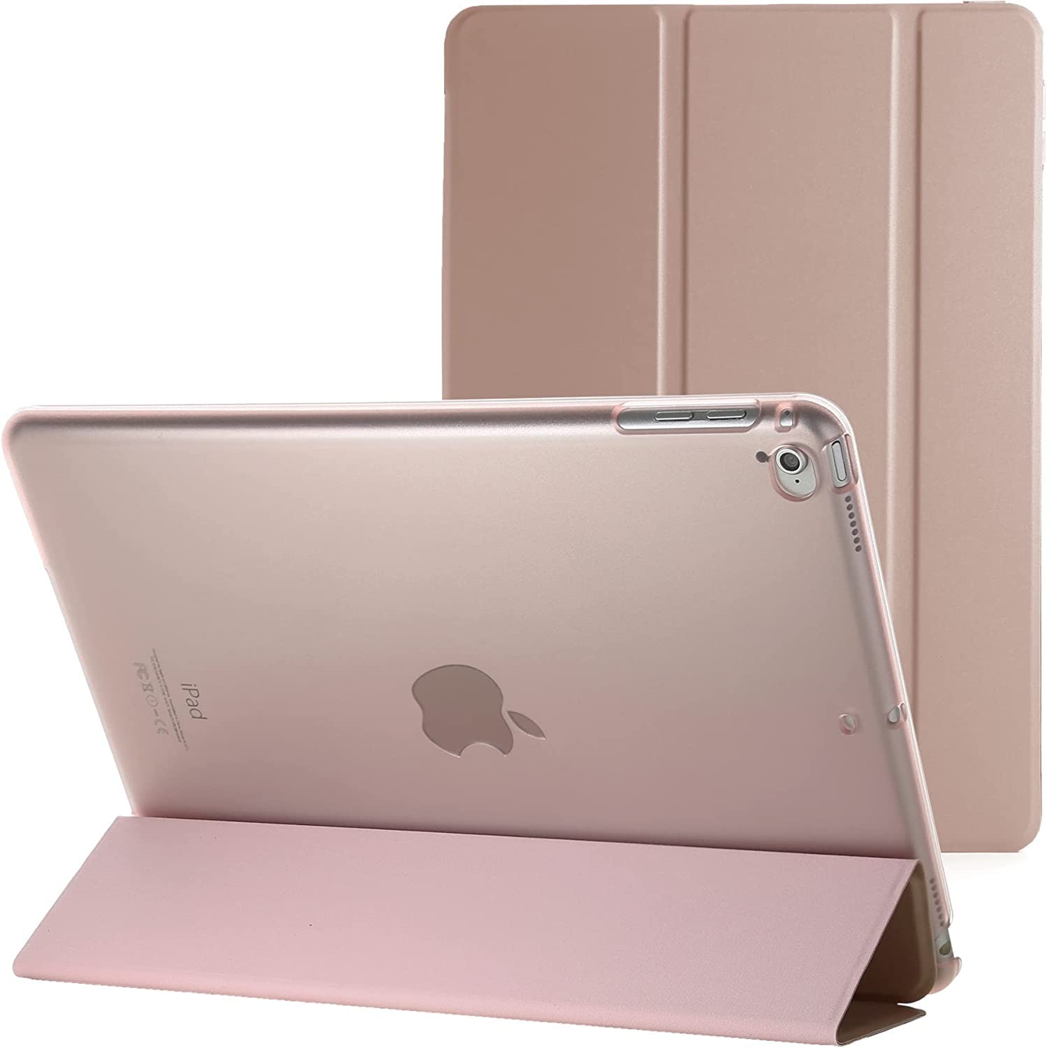 Smart Case for iPad Air 1st Generation (2013) A1474 A1475 A1476 - Rose Gold