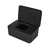 Cuayaes Black Tissue Box Cover, Refillable Baby