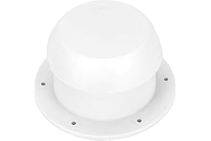 Wrenmor Mushroom Head RV Roof Vent Cap, Air Exhaust Fan For Motorhome Trailer Camper, Rainproof Ventilation Cover Replacement