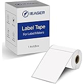 iEager M110 Thermal Labels, 1.97"x3.15" (50x80mm) Thermal Stickers Self-Adhesive Label for M120/M110/M110s/M200/M220 Label Maker, 90 Labels/Roll, White