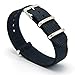 CIVO Watch Bands Premium Ballistic Nylon Watch Strap Stainless Steel Buckle (Black, 18mm)