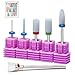 Ceramic Nail Drill Bits Set, GARDOM Hard-Wearing Cuticle Drill Bit with Brush 2/32