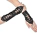 BABEYOND Short Opera Party 20s Satin Gloves Stretchy Adult Size 11.8