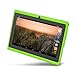 Yuntab 8GB Y88 7 inch Tablet Google Android 4.4 Quad-core Tablet PC HD 1024x600 Resolution with Dual Camera Google Play Pre-loaded External 3G Netflix, Skype, 3D Game Supported (Green)