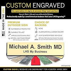 LHS My Business | Engraved Name Plates for Door