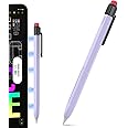 TRONWIN Apple Pencil 2nd Generation Case - Silicone Cover with Sturdy Clip - Compatible with Apple Pencil 2 for iPad Pro (Lavender)