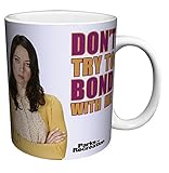 Parks and Recreation April Ludgate Don't Bond With Me Workplace Comedy TV Television Show Ceramic Gift Coffee (Tea, Cocoa) 11 Oz. Mug by Culturenik