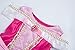 Okidokiyo Little Girls Princess Aurora Costume Halloween Party Dress Up (Pink, 4-5 Years)
