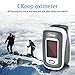 CKeep Fingertip Pulse Oximeter Blood Oxygen Saturation Monitor for Sports or Aviation with LED Screen and Batteries