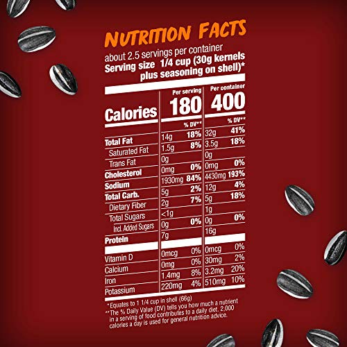 BIGS SIZZLIN’ BACON SUNFLOWER SEEDS, KETO FRIENDLY SNACK, LOW CARB LIFESTYLE, 5.35 OZ BAG