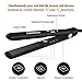 GORRON Ceramic Tourmaline Ionic Flat Iron Hair Straightener with Adjustable Temperature Suitable for All Hair Types Makes Hair Shiny and Silky，Heats Up Fast Dual Voltage（190°F-450°F）thumb 4