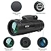 CCX Monocular Telescope for Smartphone, 12X50 High Power BAK4 Prism Monocular, Waterproof Handheld Telescope for Adults Bird Watching with Phone Photography Adapter and Wireless Remote Control