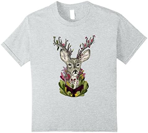 unisex-child Deer t-shirt 8 Heather Grey