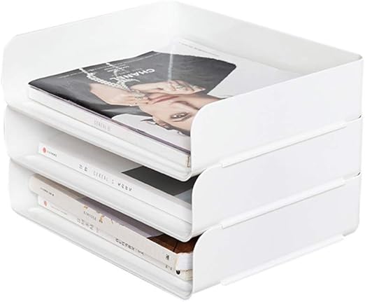 Delisouls Desk Organiser Stackable Desktop Storage Box Cosmetics