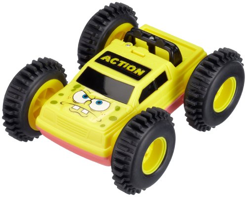 Dickie 203313254 - Spongebob Flippy, batteriebetrieben, Überschlagbuggy