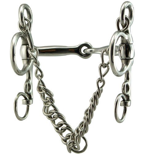 Coronet Jointed Mouth Pelham Horse Bit, 5-Inch