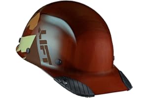 LIFT SAFETY Dax Fiber Resin Cap Brim | 6 Point Suspension for Comfort & Impact Protection | Desert Camo Gloss