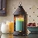 Candle Warmers Etc Tin Punched Candle Warmer Lantern For Top-Down Candle Melting, Sunshine Primitive Tin