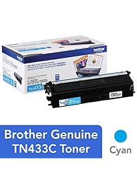 Brother Impresora tn433 C High Yield Toner- Retail Packaging, Cyan