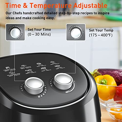 Air Fryer 4.5 QT Airfryer Oven Oil Less Cooker Easy to Use Classic